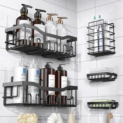 Bathroom Shower Caddy Set Stainless Steel