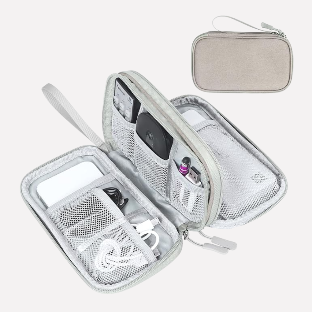 Travel Electronics Organizer Pouch
