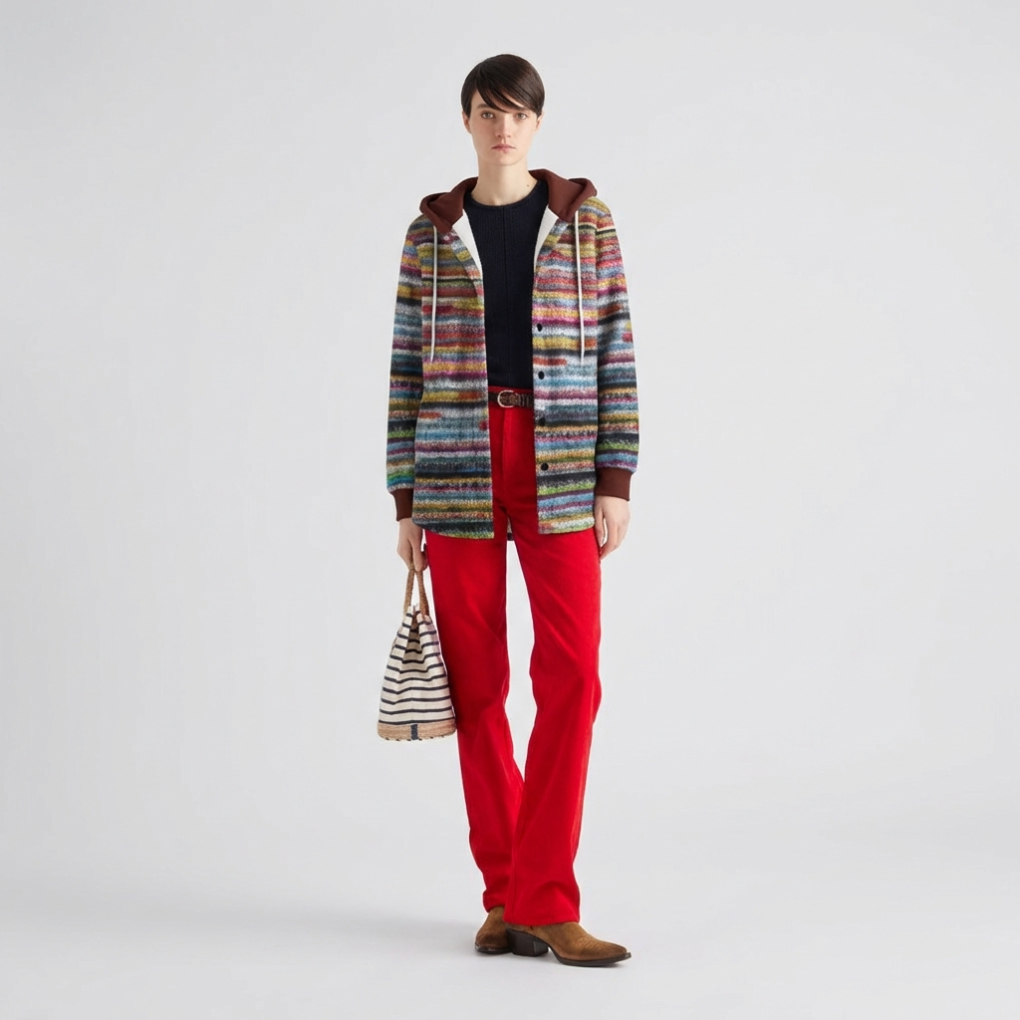 Women's Hooded Winter Cardigan - Vonnera