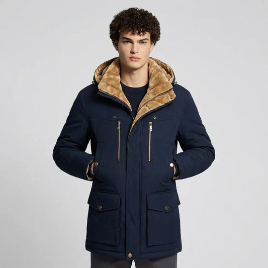 Men's Insulated Winter Parka Coat - Vonnera
