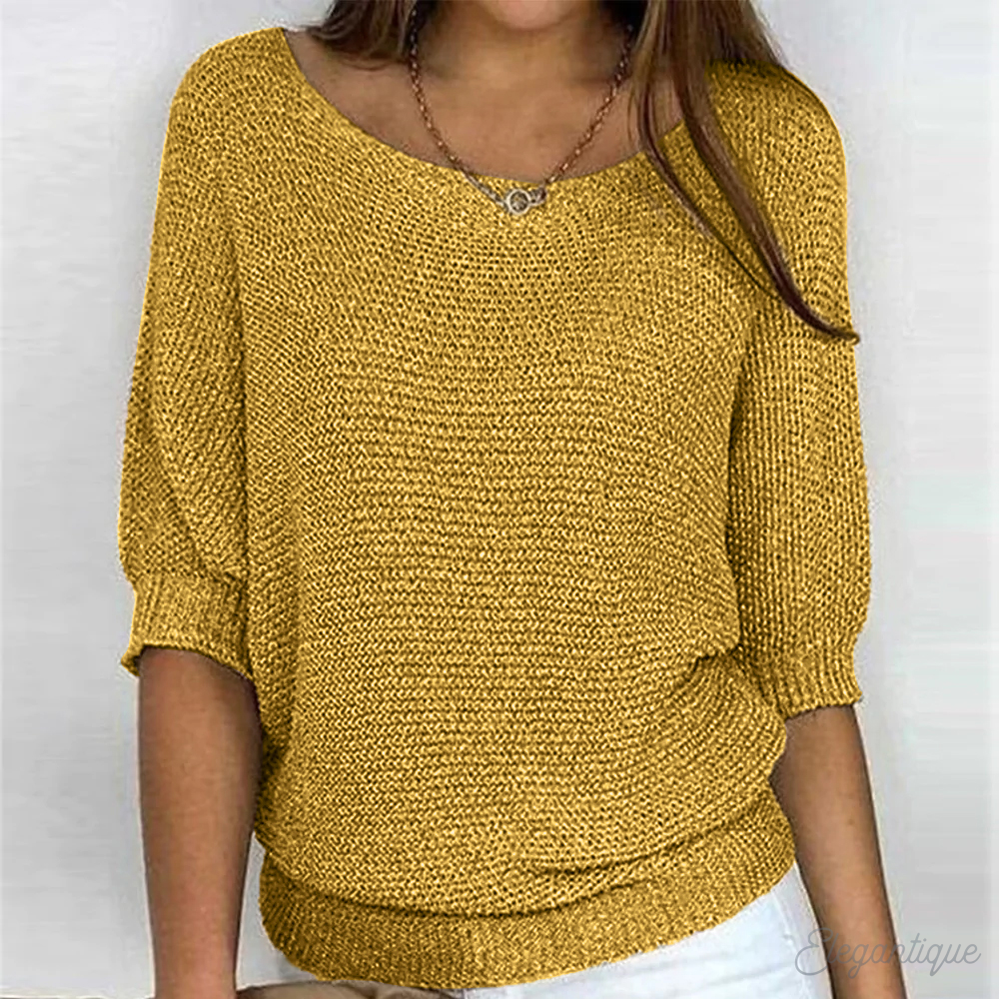 Women's Oversized Sweater Cozy Soft Casual Beige