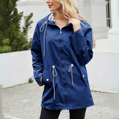 Women's Hooded Jacket Drawstring