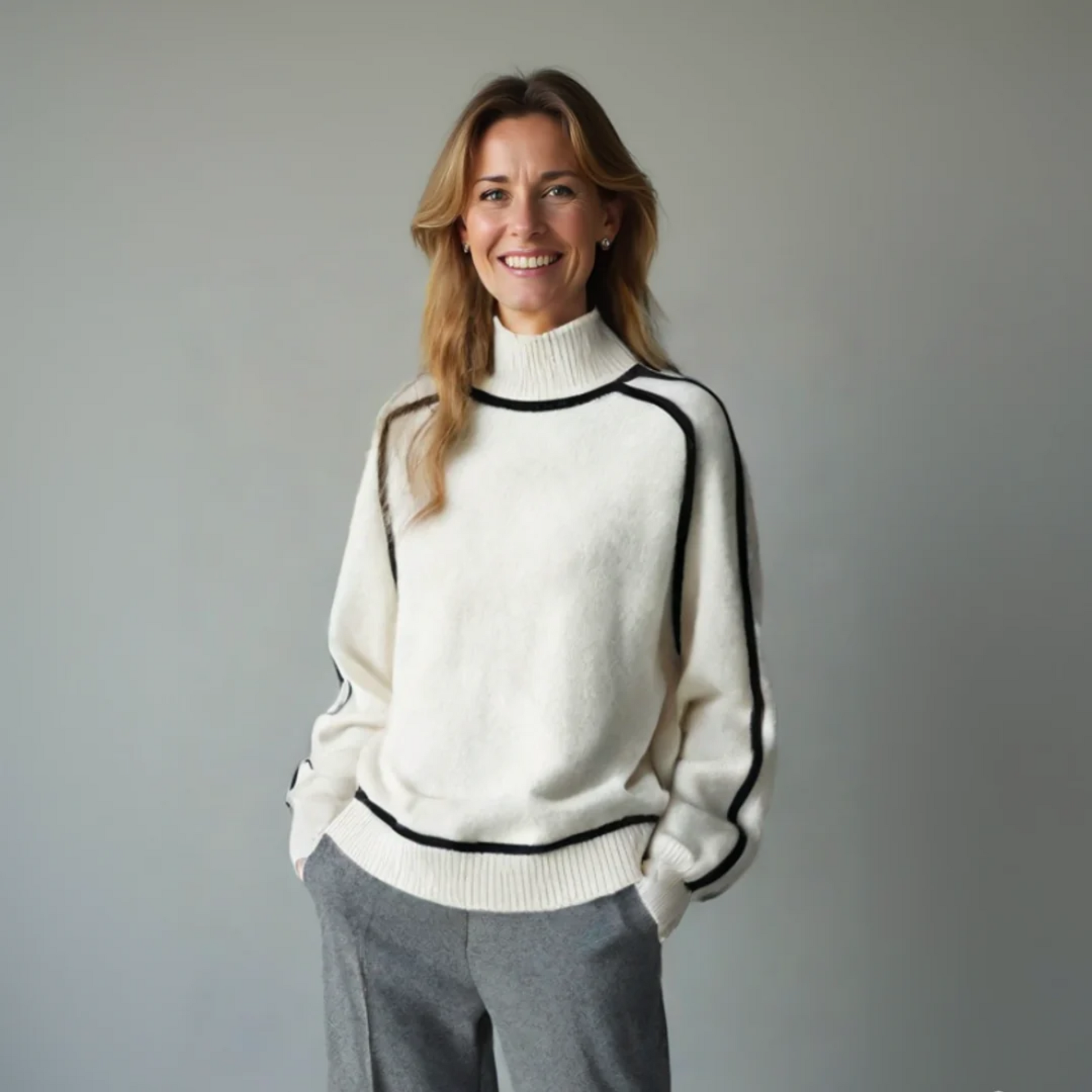 Women's Bio Turtleneck Sweater Comfort - Vonnera