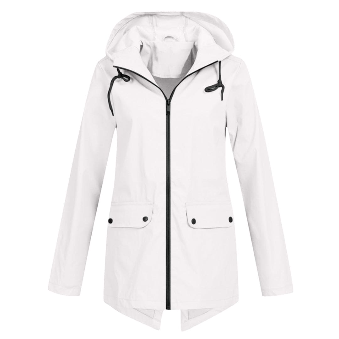 Women's Waterproof Windbreaker Jacket Lightweight Hooded