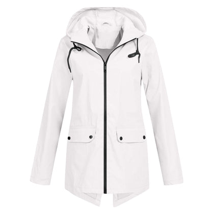 Women's Waterproof Windbreaker Jacket Lightweight Hooded