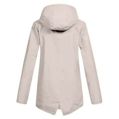 Women's Waterproof Mid-Length Zipper Jacket