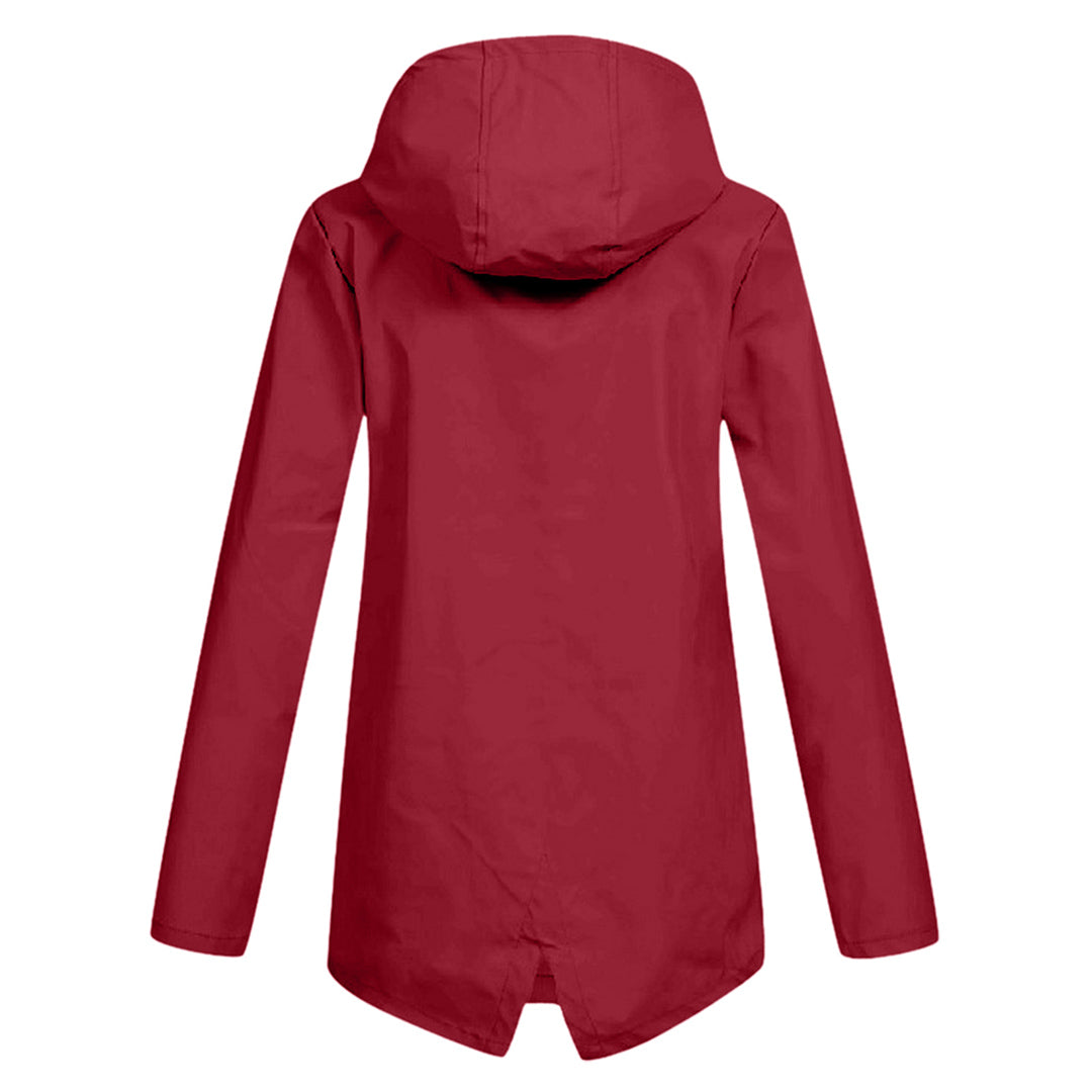 Women's Waterproof Rain Jacket With Hood