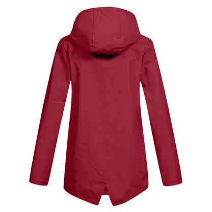 Women's Waterproof Rain Jacket With Hood