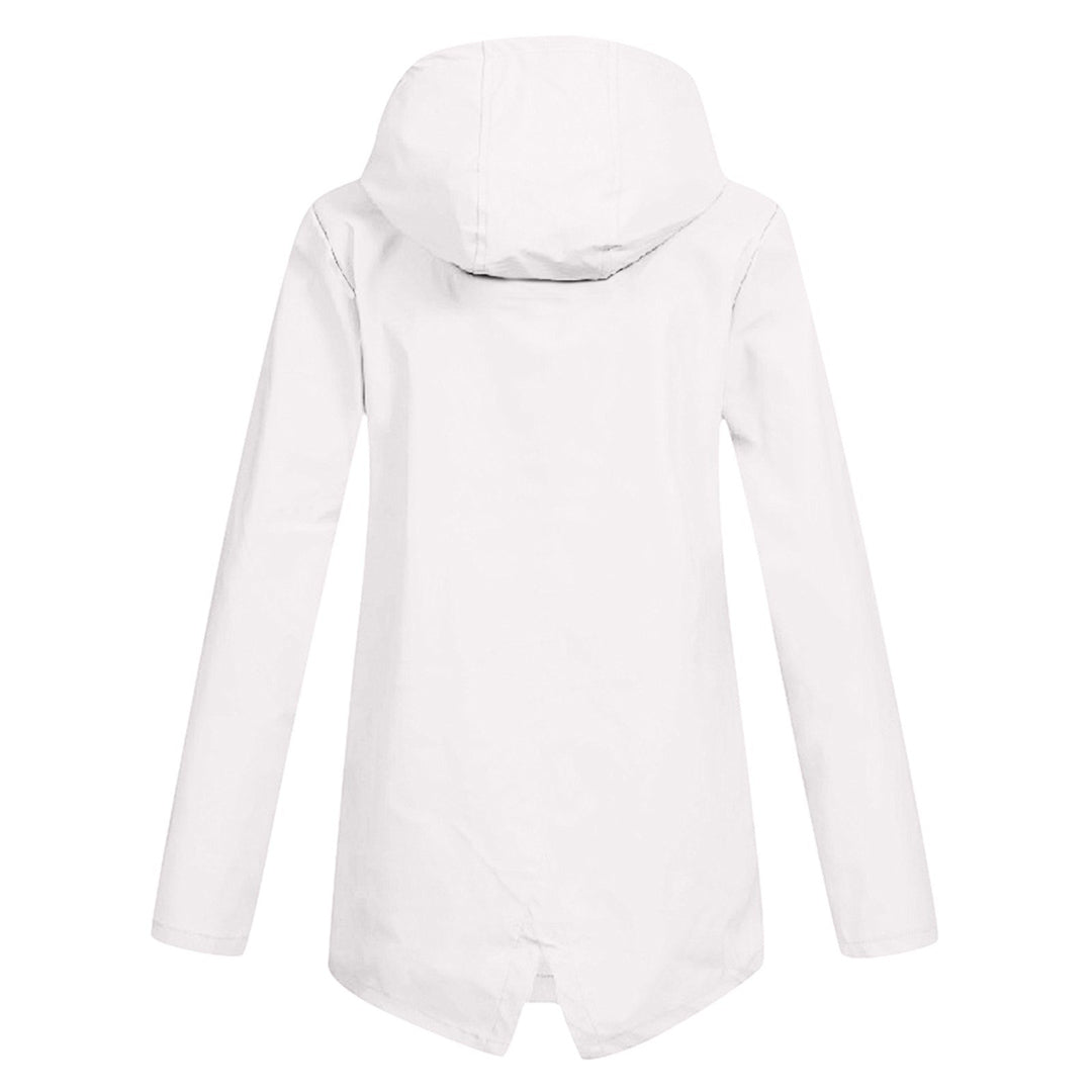 Women's Waterproof Mid-Length Zipper Jacket