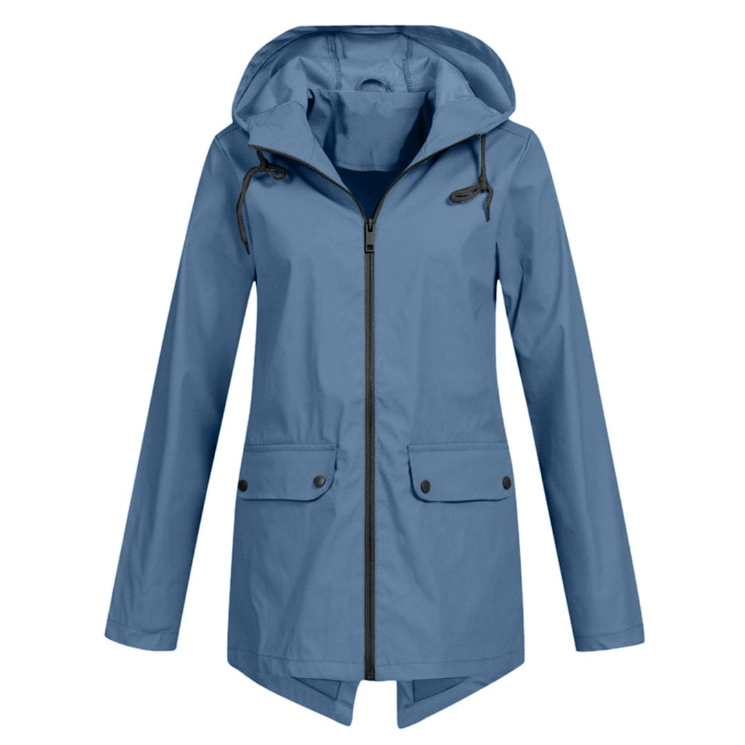 Women's Waterproof Windbreaker Jacket Lightweight Hooded