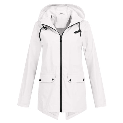 Women's Waterproof Rain Jacket With Hood