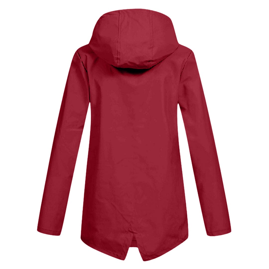 Women's Waterproof Windbreaker Jacket Lightweight Hooded