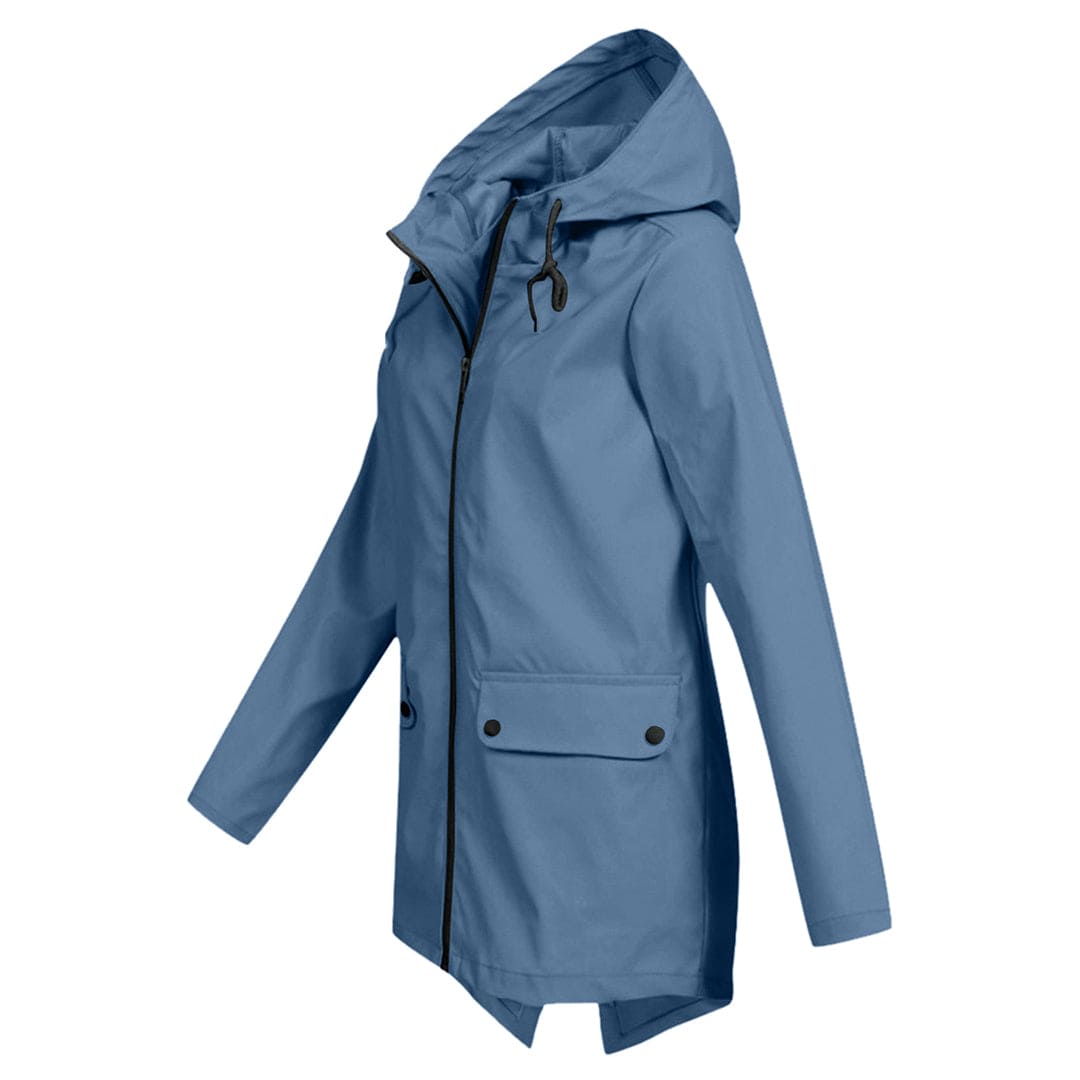 Women's Waterproof Windbreaker Jacket Lightweight Hooded