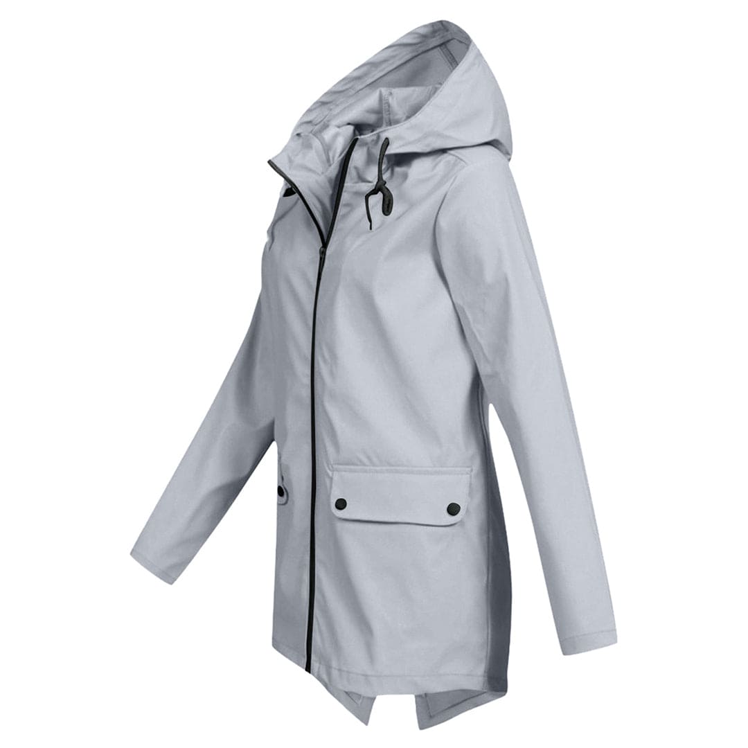 Women's Waterproof Windbreaker Jacket Lightweight Hooded