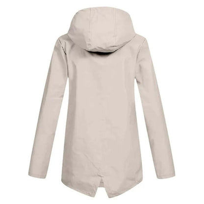 Women's Waterproof Windbreaker Jacket Lightweight Hooded