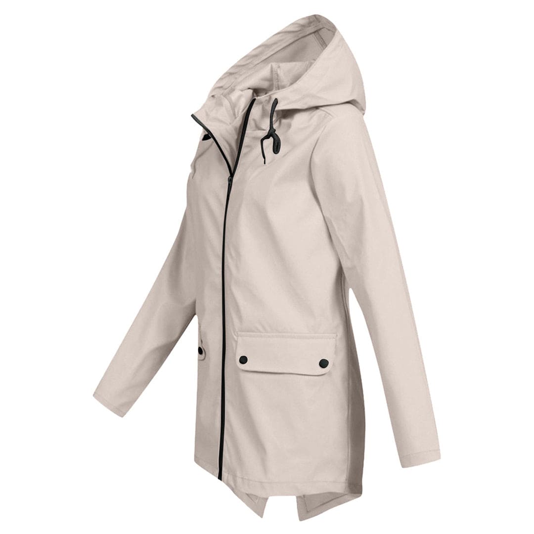 Women's Waterproof Windbreaker Jacket Lightweight Hooded - Vonnera