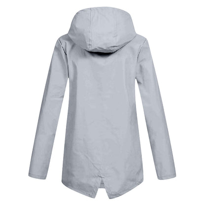 Women's Waterproof Windbreaker Jacket Lightweight Hooded