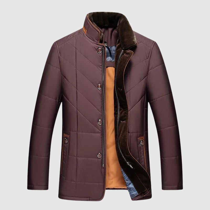 Men's Comfort Jacket Timeless Design Cozy Outerwear