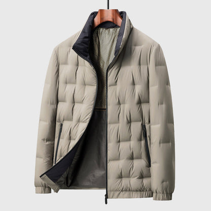 Men's Down Jacket Ultra Warm Waterproof Black - Vonnera
