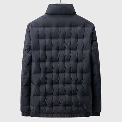 Men's Insulated Down Jacket Waterproof Lightweight Black