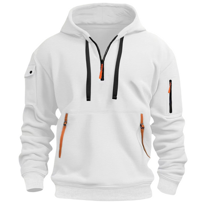 Men's Utility Hoodie Half-Zip Water-Resistant