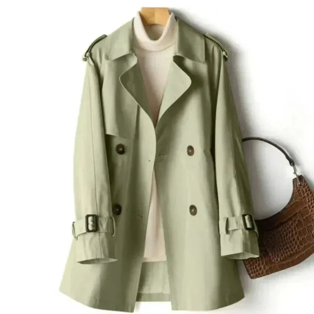 Women's Double-Breasted Trench Coat Classic