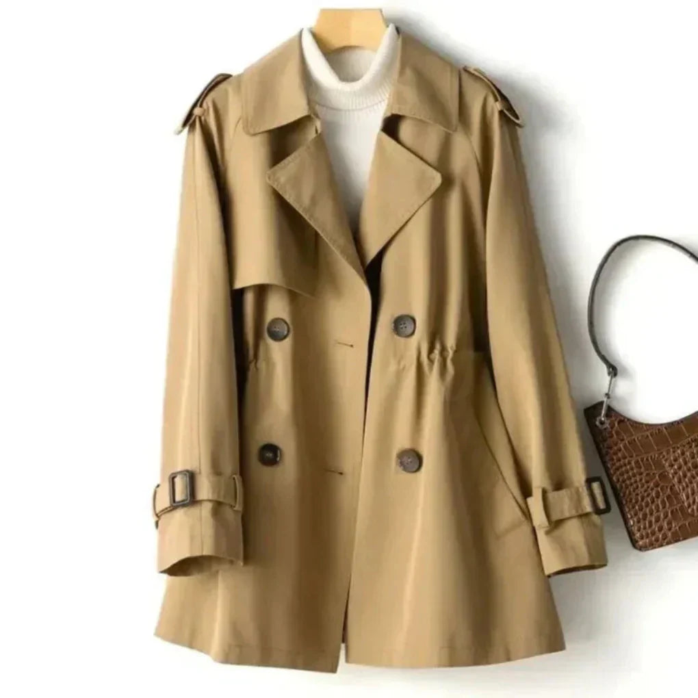 Women's Double-Breasted Trench Coat Classic