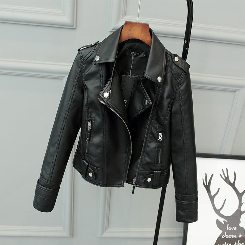 Women's Slim Fit Jacket Modern Black - Vonnera