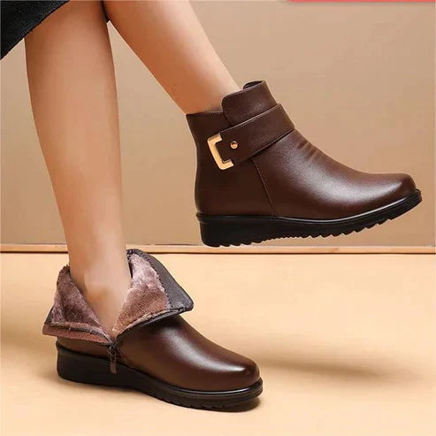 Women's Fleece Lined Winter Boots Non Slip - Vonnera