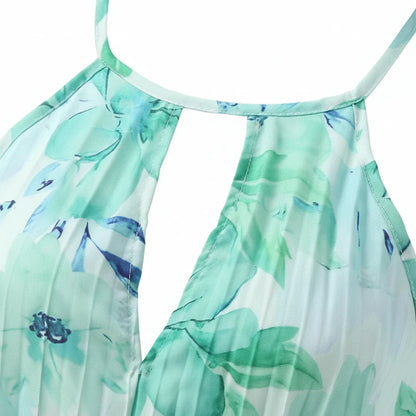 Women's Floral Maxi Dress A-Line Style