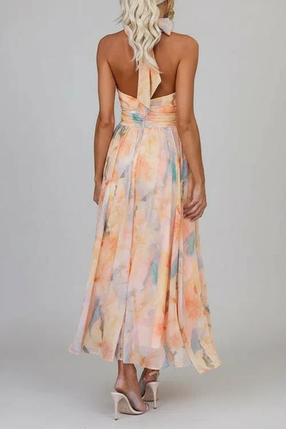 Women's Floral Maxi Dress A-Line