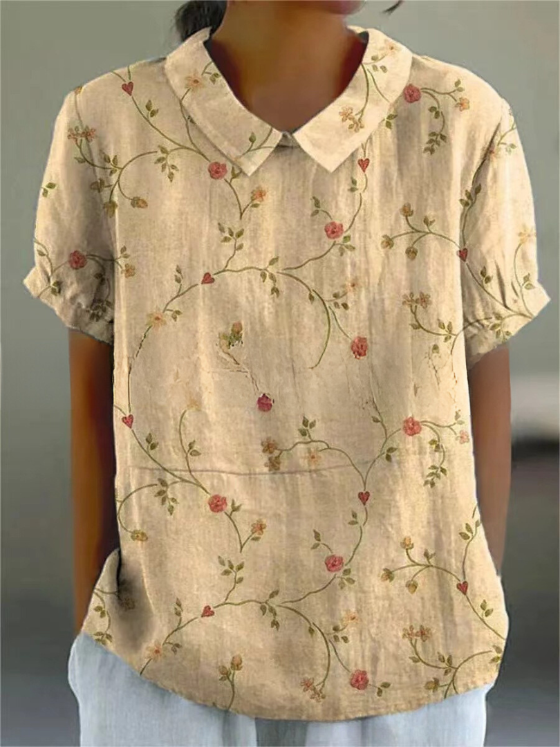 Women's Floral Loose Fit Blouse