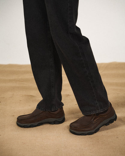 Men's Slip-On Loafers Casual Round Toe