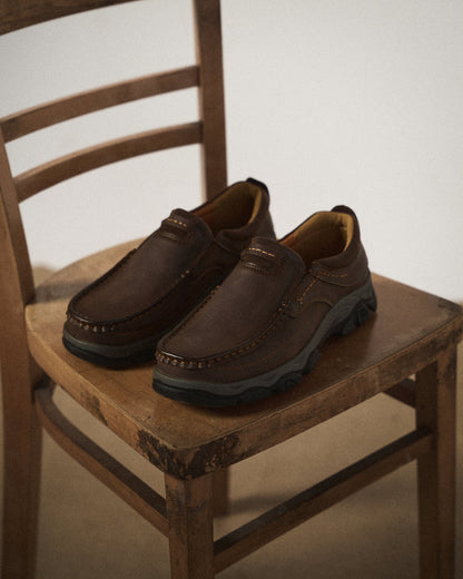 Men's Slip-On Loafers Casual Round Toe