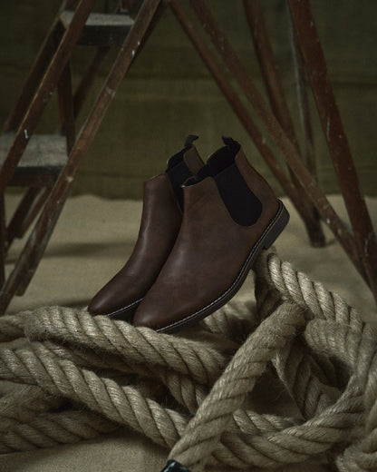 Men's Ankle Boots Elastic Sides