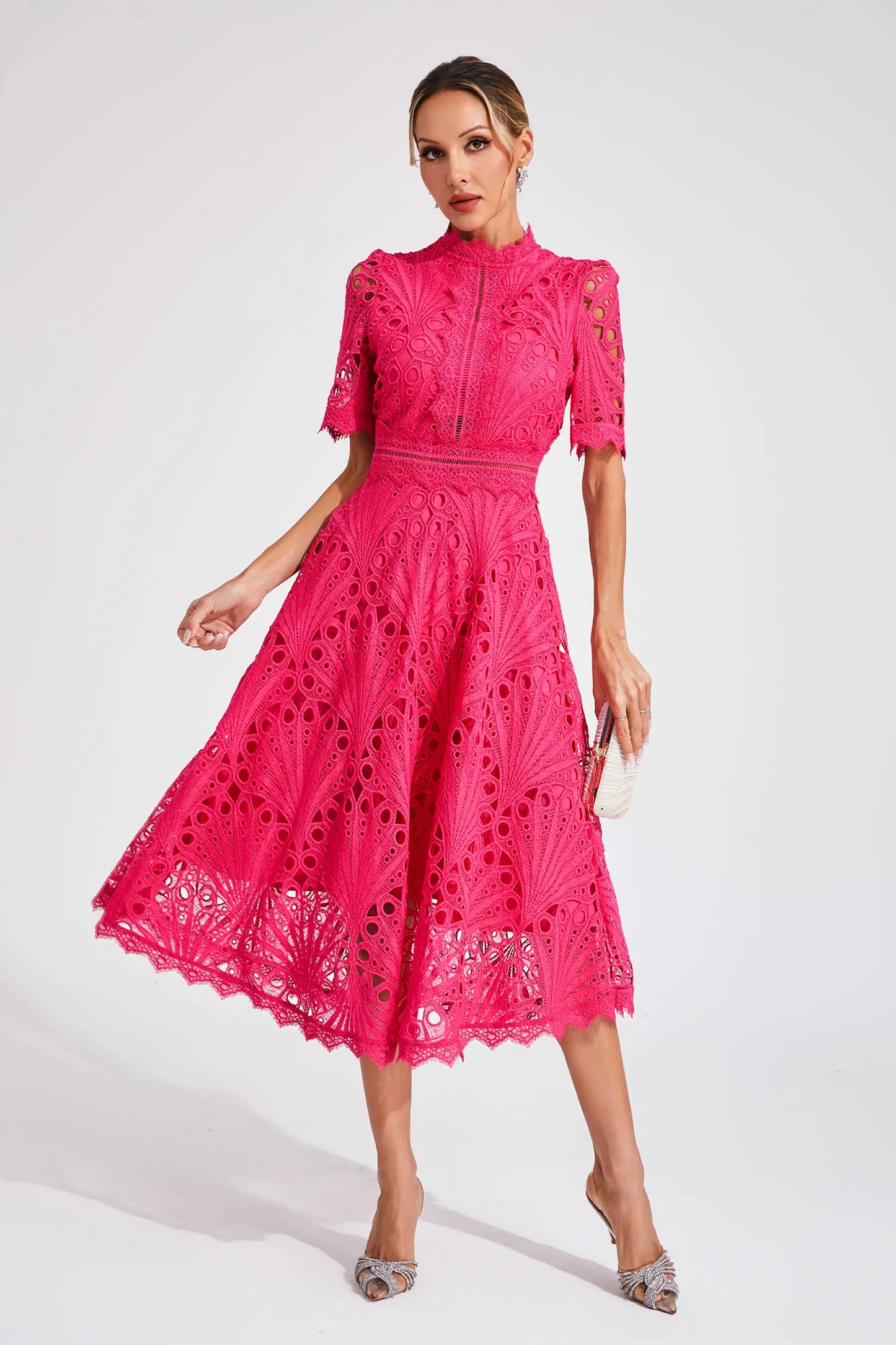 Aviana Women's Lace Midi Dress