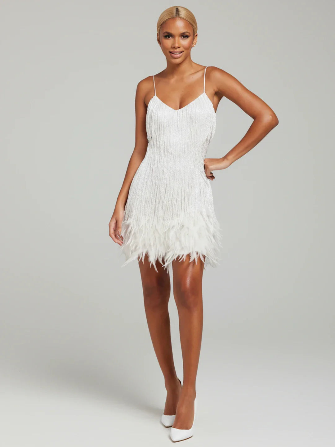 Women's Fringe Mini Cocktail Dress