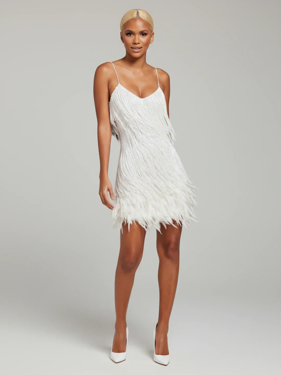 Women's Fringe Mini Cocktail Dress
