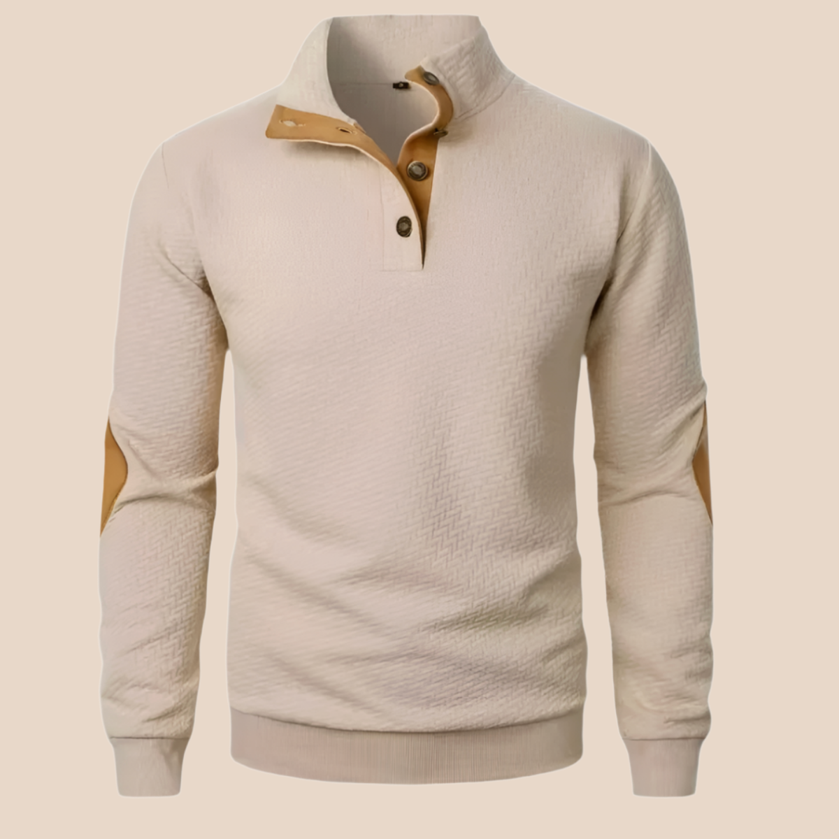 Men's Oxford Quarter Zip Sweater