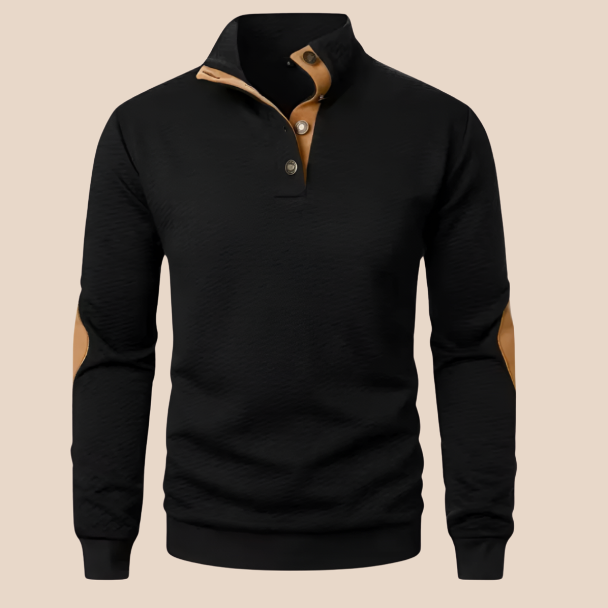 Men's Oxford Quarter Zip Sweater
