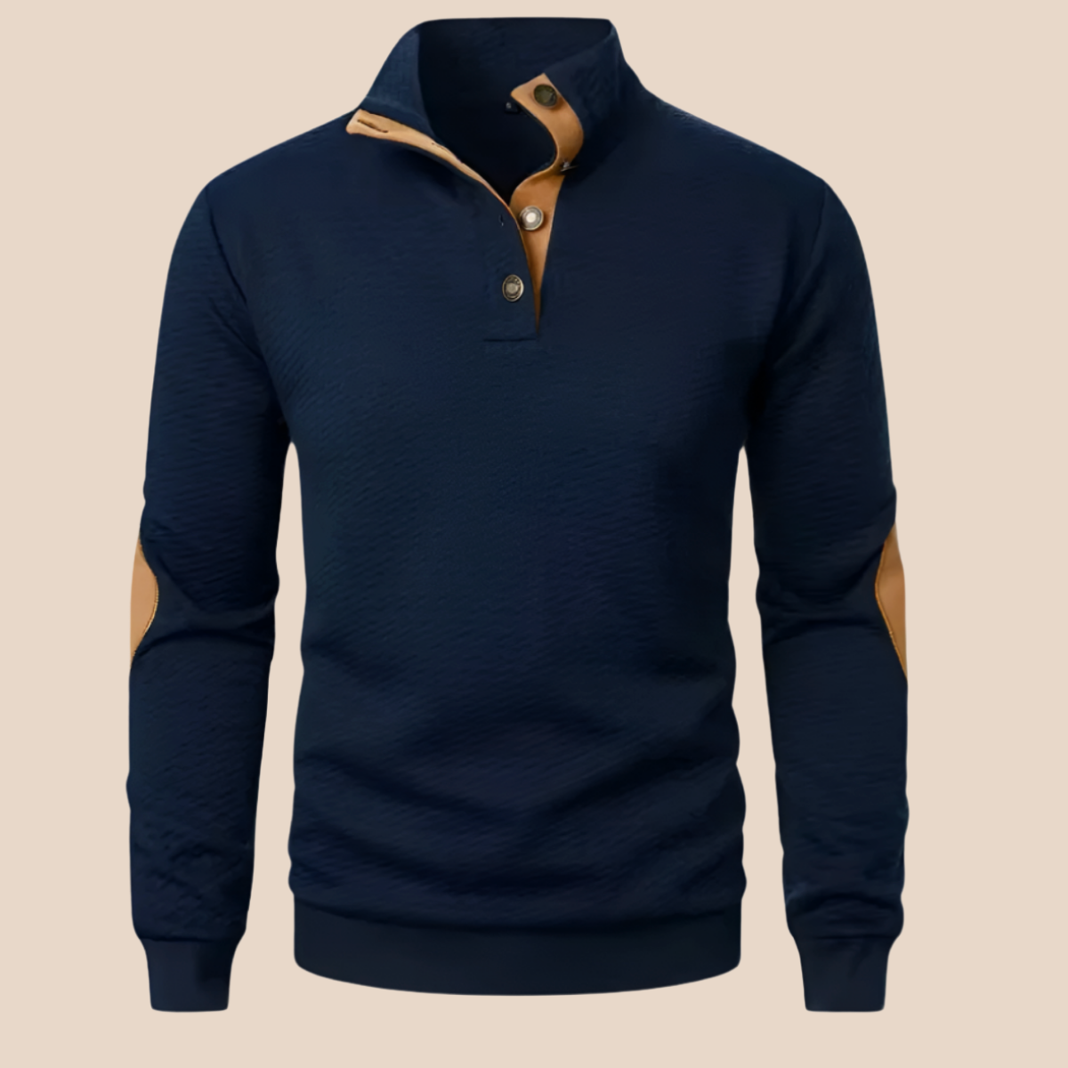 Men's Oxford Quarter Zip Sweater