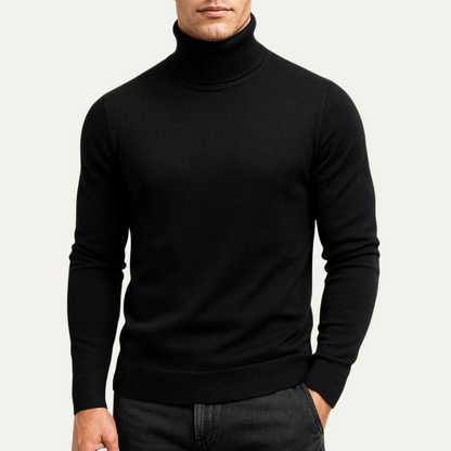 Men's Classic Turtleneck Knit Sweater