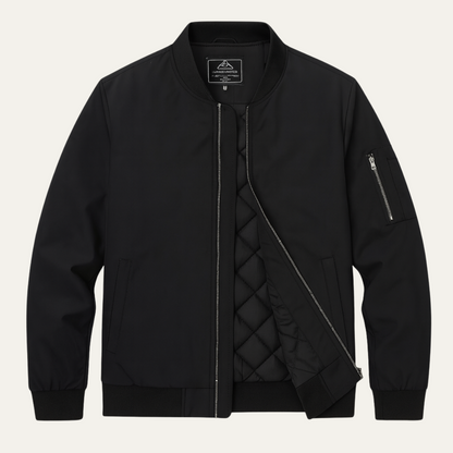 Men's Lightweight Zip Up Bomber Jacket - Vonnera