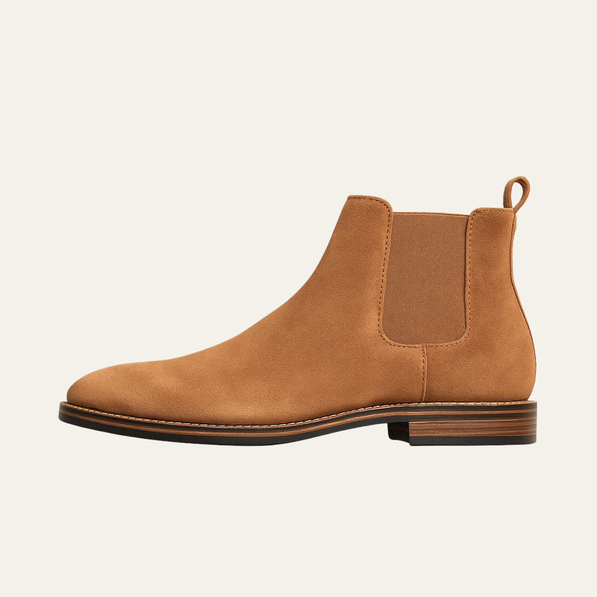 Alderton Men's Chelsea Boots Slip On Leather Smart Casual - Vonnera