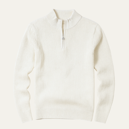 Men's Knitted Half Zip Winter Sweater - Vonnera