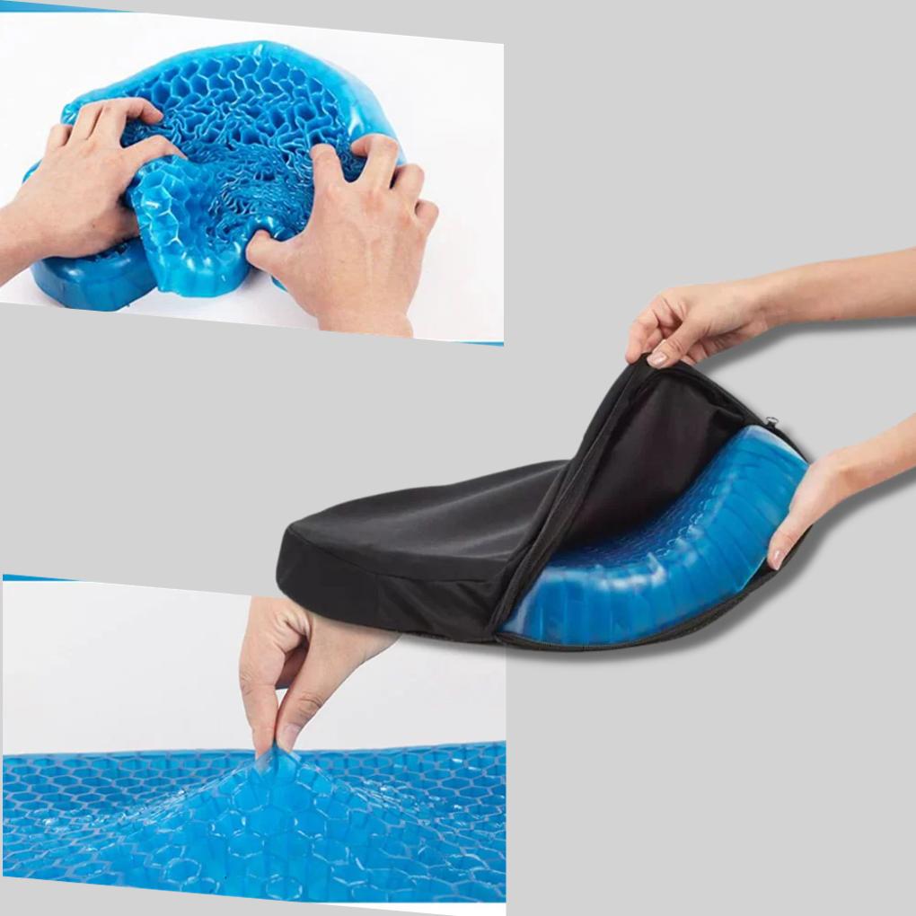 Gel Seat Cushion Enhanced Pressure Distribution