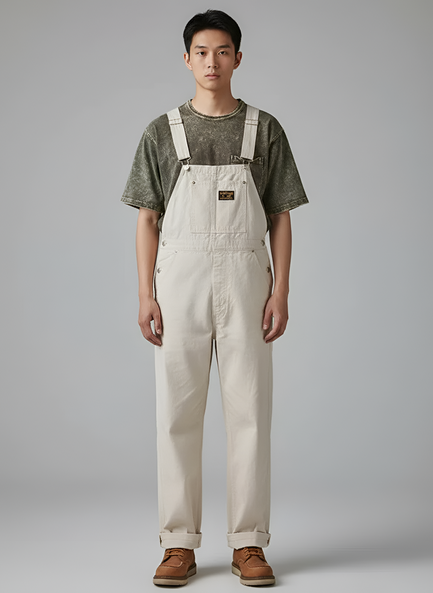 Men's Cotton Bib Overalls Work Dungarees - Vonnera