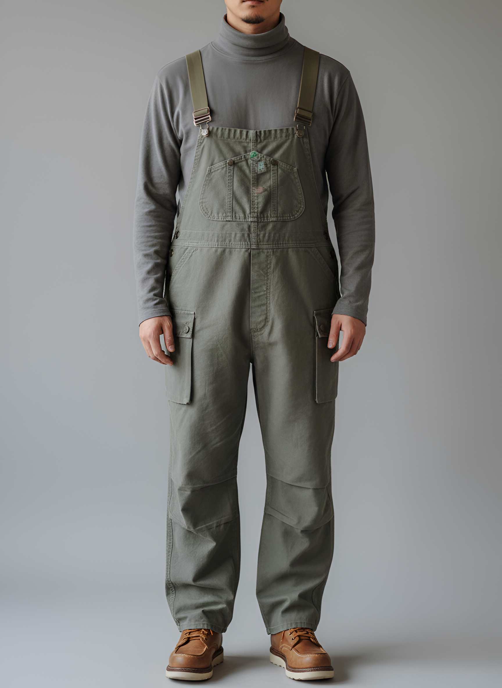 Men's Cotton Canvas Work Overalls - Vonnera