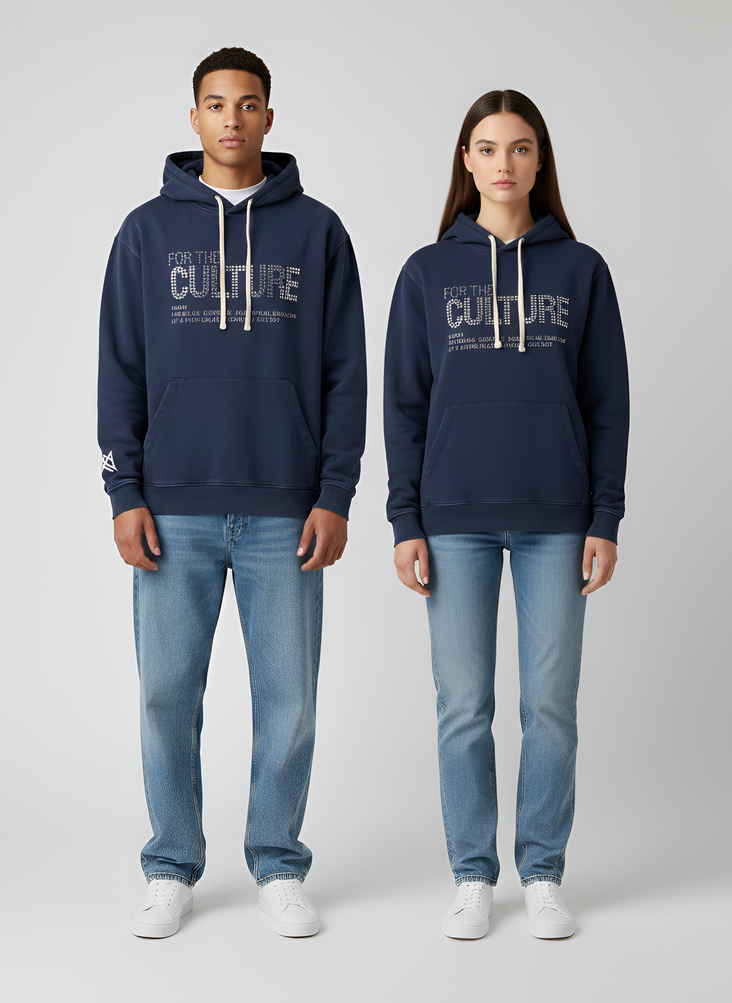 Unisex Cotton Hoodie Sweatshirt Front Print Kangaroo Pocket - Vonnera