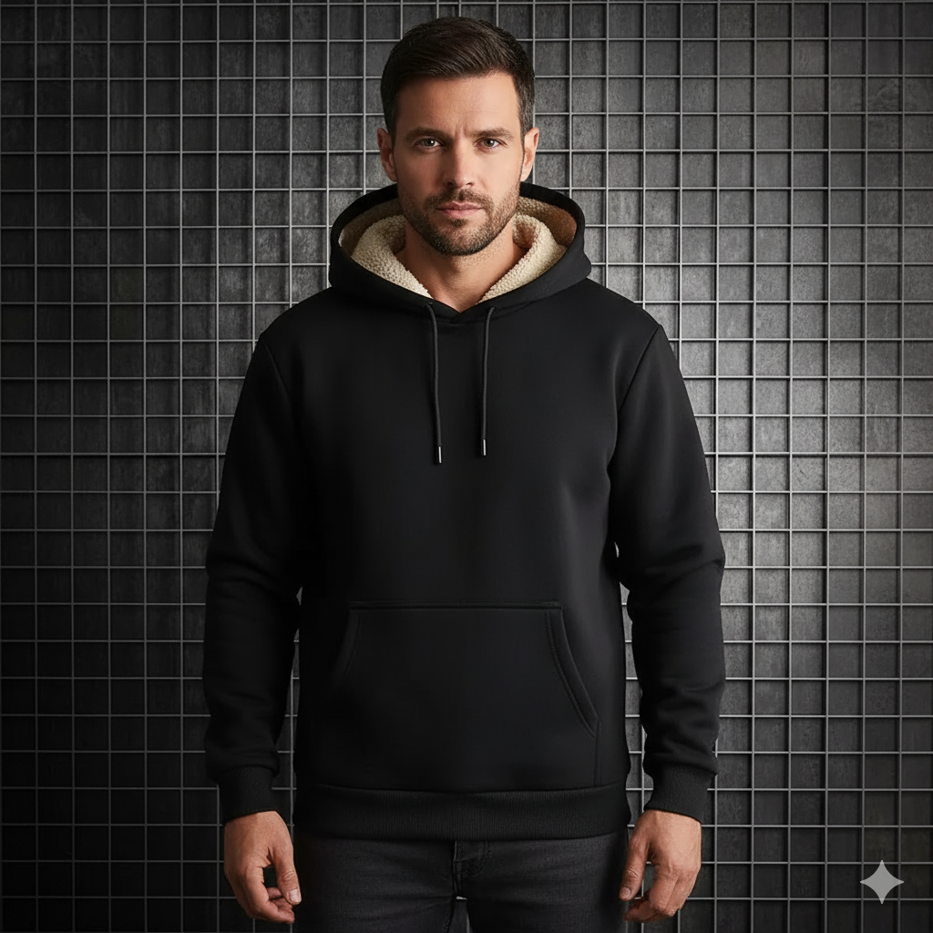 Men's Cashmere Hoodie Oversized Fleece - Vonnera